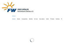 Tablet Screenshot of fw-kreisverband-zwickau.de